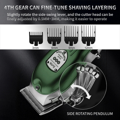 Professional Dog Hair Clipper - Metal Rechargeable Trimmer