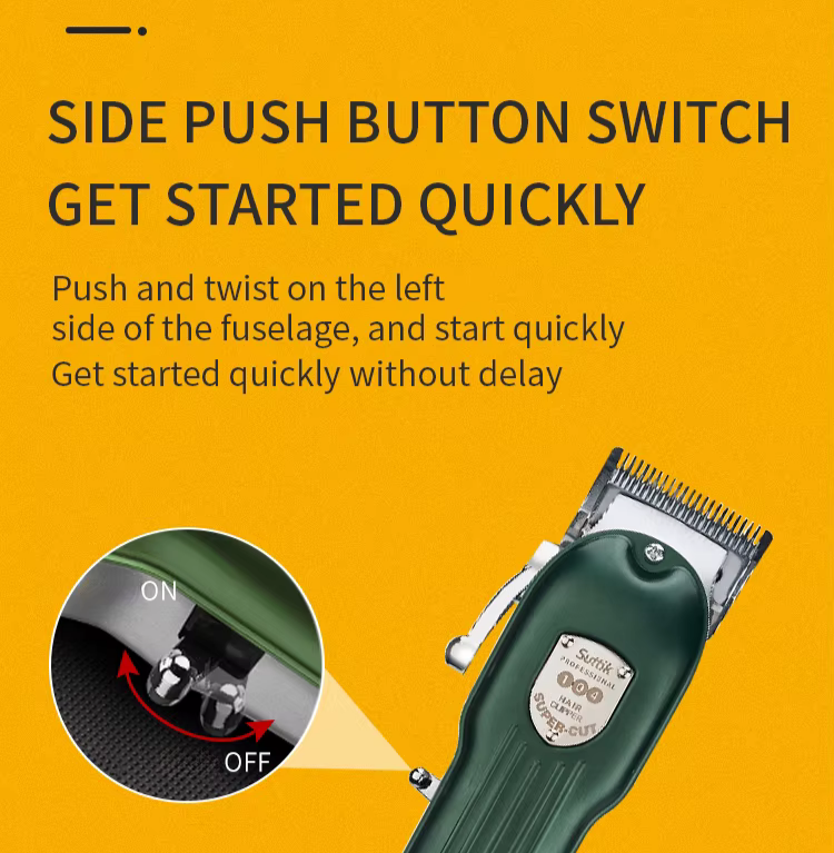 Professional Dog Hair Clipper - Metal Rechargeable Trimmer