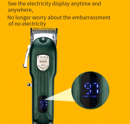 Professional Dog Hair Clipper - Metal Rechargeable Trimmer
