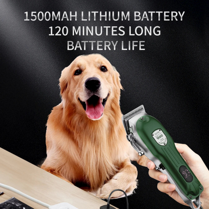 Professional Dog Hair Clipper - Metal Rechargeable Trimmer